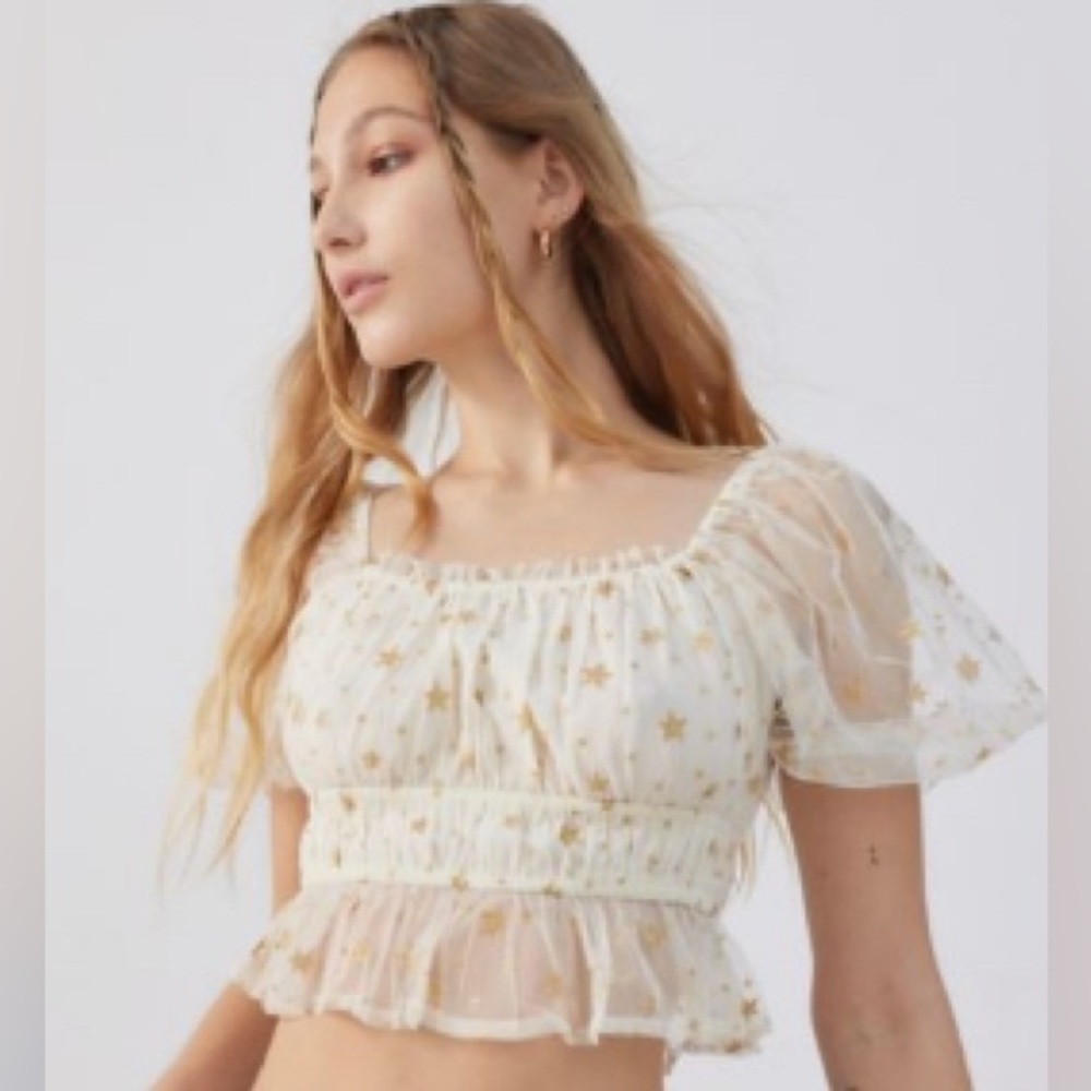 BaeVely Mesh Cropped Top